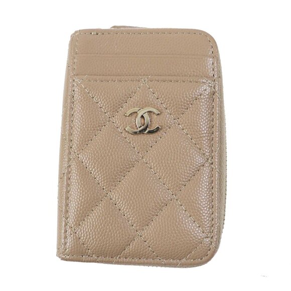 CHANEL AP1650 Timeless Classic Caviar Leather Coin Purse/Wallet/Coin Case Be...